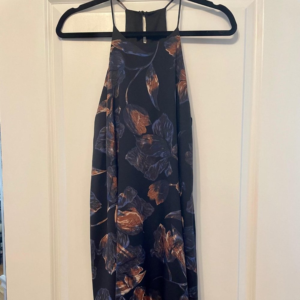 Everly Black dress with Flowers